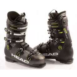 Chaussures Ski HEAD ADVANT EDGE 85, 2019, BLACK/yellow, Micro, Macro, EASY Entry, Canting ( En PARFAIT état )