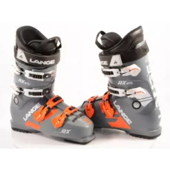 Chaussures Ski LANGE RX 100/90 RTL, GREY/orange, DUAL CORE, ERGO Profile, Micro, Macro