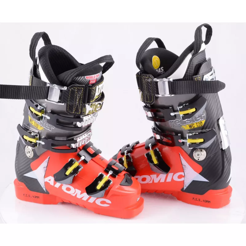 Chaussures Ski Neuves ATOMIC REDSTER WC 130 FIS, RACE FIS, CARBON Shell, Micro, Macro, MCA Canting, ( NEUVES ) 3 Chaussures Ski Neuves ATOMIC REDSTER WC 130 FIS, RACE FIS, CARBON Shell, Micro, Macro, MCA Canting, ( NEUVES )