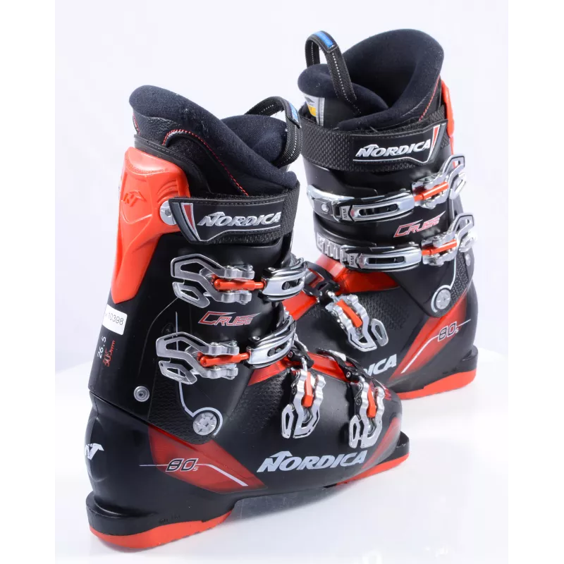 Chaussures Ski NORDICA CRUISE 80 S, Adjustable Cuff Profile, Comfort Fit, Antibacterial, Macro, Micro, Black/red 5 Chaussures Ski NORDICA CRUISE 80 S, Adjustable Cuff Profile, Comfort Fit, Antibacterial, Macro, Micro, Black/red – Image 3