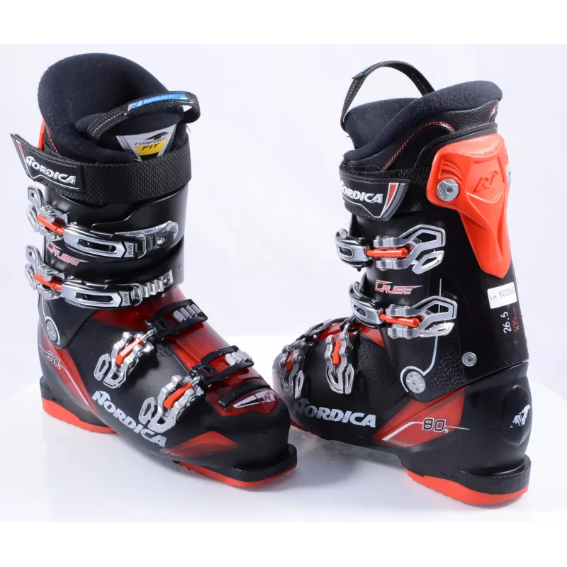 Chaussures Ski NORDICA CRUISE 80 S, Adjustable Cuff Profile, Comfort Fit, Antibacterial, Macro, Micro, Black/red 9 Chaussures Ski NORDICA CRUISE 80 S, Adjustable Cuff Profile, Comfort Fit, Antibacterial, Macro, Micro, Black/red – Image 7