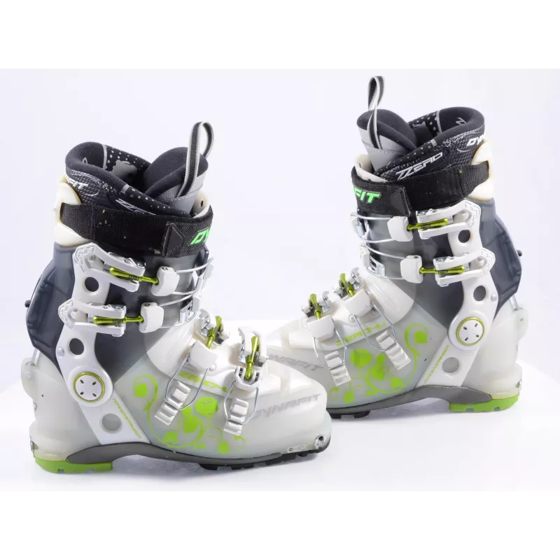 Chaussures Ski Randonnée DYNAFIT ZZERO 4U, TLT, High TF Foam, Power Stringer, Micro, White/black/green ( Comme NEUVES ) 4 Chaussures Ski Randonnée DYNAFIT ZZERO 4U, TLT, High TF Foam, Power Stringer, Micro, White/black/green ( Comme NEUVES ) – Image 2
