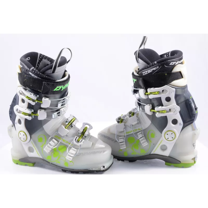 Chaussures Ski Randonnée DYNAFIT ZZERO 4U, TLT, High TF Foam, Power Stringer, Micro, White/black/green ( Comme NEUVES ) 3 Chaussures Ski Randonnée DYNAFIT ZZERO 4U, TLT, High TF Foam, Power Stringer, Micro, White/black/green ( Comme NEUVES )