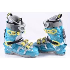 Chaussures Ski Randonnée Neuves SCARPA GEA LAKE BLUE, TLT, SKI/WALK, Axial Alpine Technology, Canting ( NEUVES )