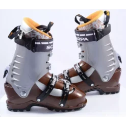 Chaussures Ski Randonnée SCARPA MOBE, SKI/WALK, TLT, Vibram, Intuition, Canting, Micro, Brown/grey -Atomic Shop Soldes chaussures ski randonnee scarpa mobe ski walk tlt vibram intuition canting micro brown grey.jpg 5
