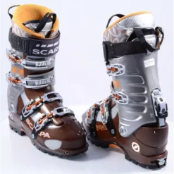 Chaussures Ski Randonnée SCARPA MOBE, SKI/WALK, TLT, Vibram, Intuition, Canting, Micro, Brown/grey -Atomic Shop Soldes chaussures ski randonnee scarpa mobe ski walk tlt vibram intuition canting micro brown grey.jpg 6