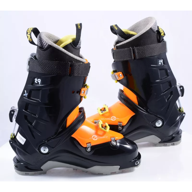 Chaussures Ski Randonnée SCARPA VECTOR, TLT, Axial Alpine Technology, Intuition Pro Flex, Black/orange/yellow ( En PARFAIT état ) 8 Chaussures Ski Randonnée SCARPA VECTOR, TLT, Axial Alpine Technology, Intuition Pro Flex, Black/orange/yellow ( En PARFAIT état ) – Image 6