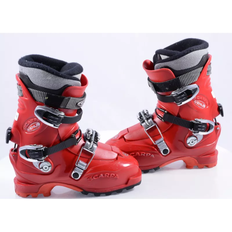 Chaussures Ski Randonnée SCARPA VENUS, SKI/WALK, Vibram, Easy Lock, Red/black 4 Chaussures Ski Randonnée SCARPA VENUS, SKI/WALK, Vibram, Easy Lock, Red/black – Image 2