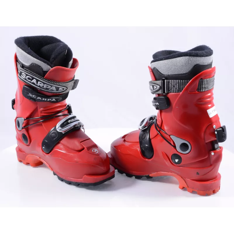 Chaussures Ski Randonnée SCARPA VENUS, SKI/WALK, Vibram, Easy Lock, Red/black 7 Chaussures Ski Randonnée SCARPA VENUS, SKI/WALK, Vibram, Easy Lock, Red/black – Image 5