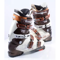 Chaussures Ski ROSSIGNOL B SQUAD S 90, Pro Liner, Micro, White/brown -Atomic Shop Soldes chaussures ski rossignol b squad s 90 pro liner micro white brown.jpg 2