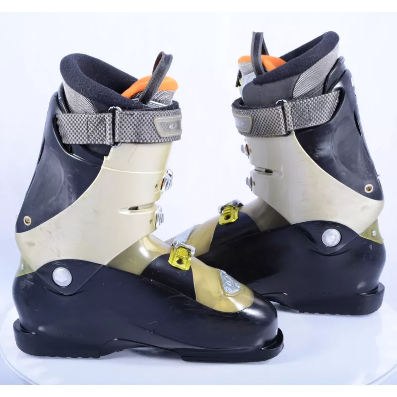 Chaussures Ski SALOMON ELLIPSE 9.0, Custom Fit 3D, Sensifit, Speedlace, SKI/WALK, Height Adj, BLACK/gold 8 Chaussures Ski SALOMON ELLIPSE 9.0, Custom Fit 3D, Sensifit, Speedlace, SKI/WALK, Height Adj, BLACK/gold – Image 6