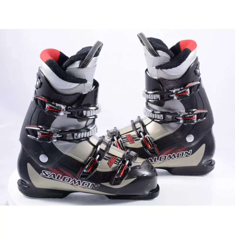 Chaussures Ski SALOMON MISSION 550, Extended Lever, Micro, Macro, BLACK/grey 4 Chaussures Ski SALOMON MISSION 550, Extended Lever, Micro, Macro, BLACK/grey – Image 2