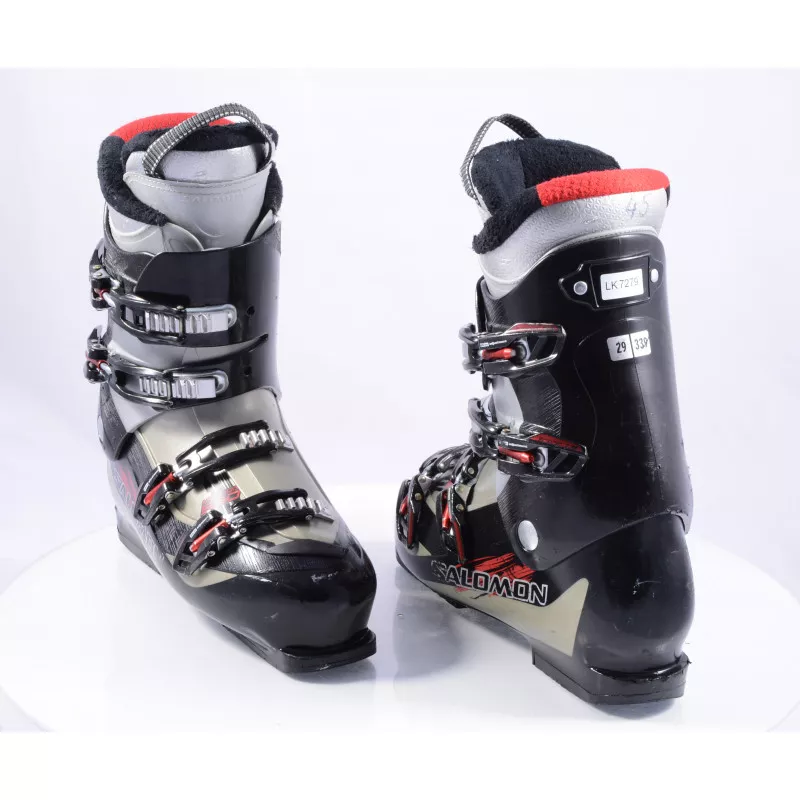 Chaussures Ski SALOMON MISSION 550, Extended Lever, Micro, Macro, BLACK/grey 7 Chaussures Ski SALOMON MISSION 550, Extended Lever, Micro, Macro, BLACK/grey – Image 5