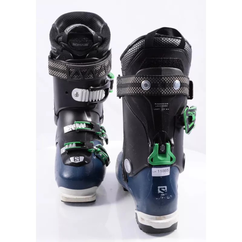 Chaussures Ski SALOMON QST ACCESS 80, SKI/WALK, Somatec, Thermo Shape, Micro, Macro, Dark Blue/green 6 Chaussures Ski SALOMON QST ACCESS 80, SKI/WALK, Somatec, Thermo Shape, Micro, Macro, Dark Blue/green – Image 4