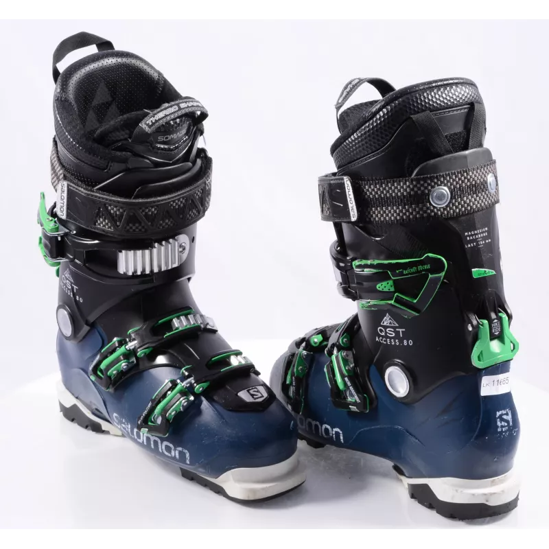 Chaussures Ski SALOMON QST ACCESS 80, SKI/WALK, Somatec, Thermo Shape, Micro, Macro, Dark Blue/green 9 Chaussures Ski SALOMON QST ACCESS 80, SKI/WALK, Somatec, Thermo Shape, Micro, Macro, Dark Blue/green – Image 7