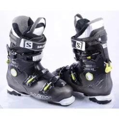 Chaussures Ski SALOMON QUEST ACCESS R80, Ratchet Buckle, SKI/WALK, Micro, Macro, BLACK/lime