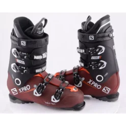 Chaussures Ski SALOMON X PRO R100 2019, DARK Red, MY CUSTOM FIT 3D, Oversized Pivot, Micro, Macro
