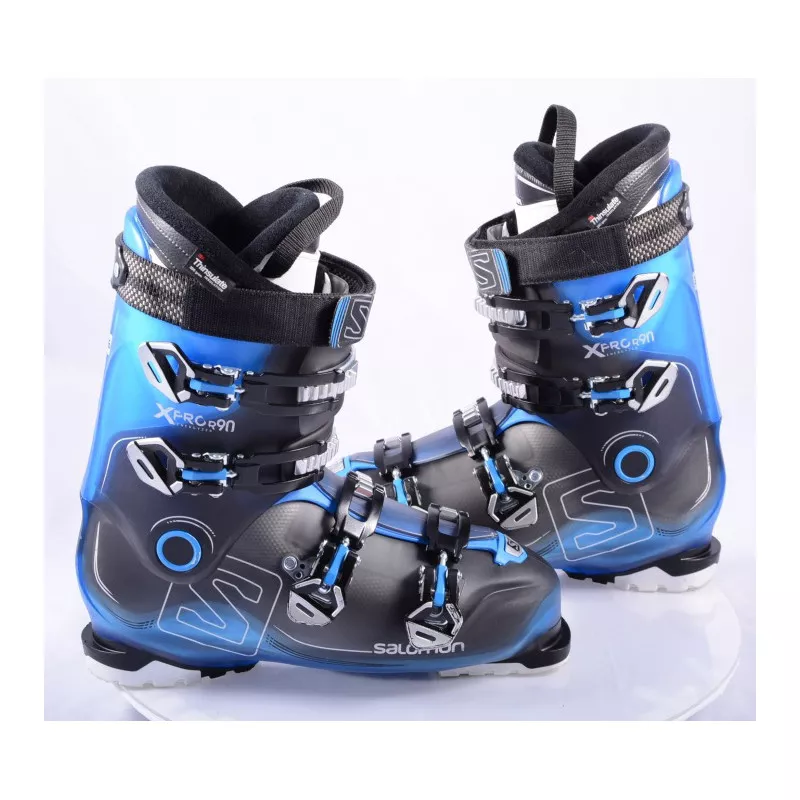 Chaussures Ski SALOMON X PRO R90 BLACK/blue, Energyzer 90, Oversized Pivot, My Custom Fit 3D, THINSULATE 4 Chaussures Ski SALOMON X PRO R90 BLACK/blue, Energyzer 90, Oversized Pivot, My Custom Fit 3D, THINSULATE – Image 2