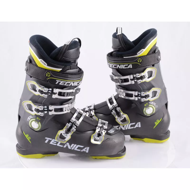 Chaussures Ski TECNICA TEN.2 80 RT, Grey/green, ULTRA FIT, REBOUND, QUICK Instep Max, Micro, Macro 4 Chaussures Ski TECNICA TEN.2 80 RT, Grey/green, ULTRA FIT, REBOUND, QUICK Instep Max, Micro, Macro – Image 2