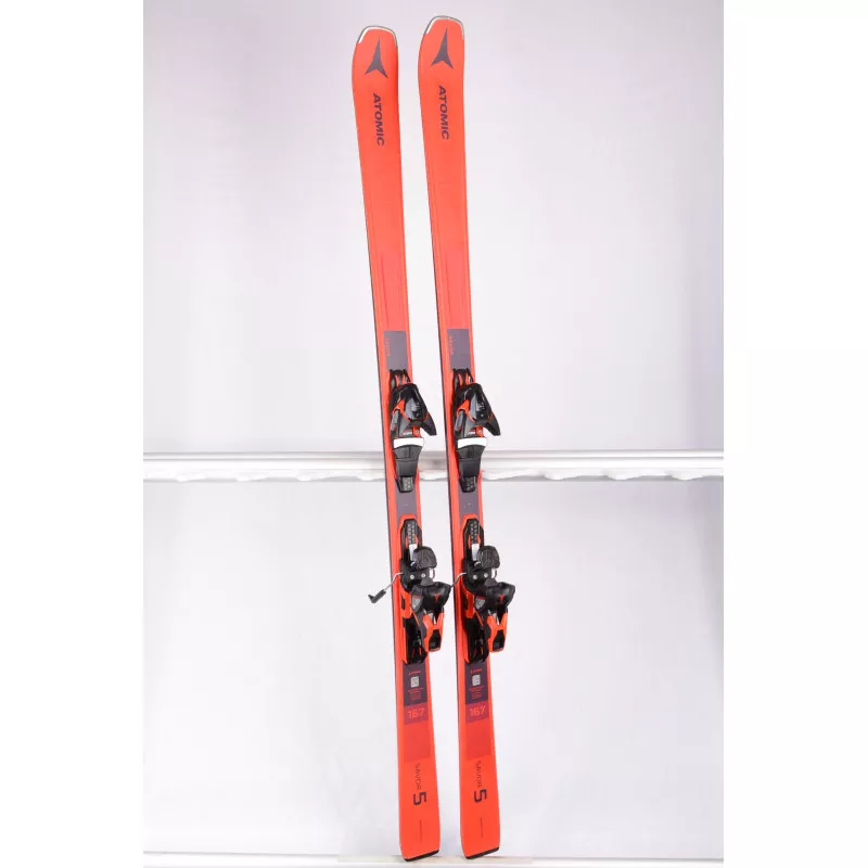 Skis ATOMIC SAVOR 5 2020, ALL ROUND, Light Woodcore, Grip Walk, Triple Sidecut + Atomic FT 10 3 Skis ATOMIC SAVOR 5 2020, ALL ROUND, Light Woodcore, Grip Walk, Triple Sidecut + Atomic FT 10 – Image 2