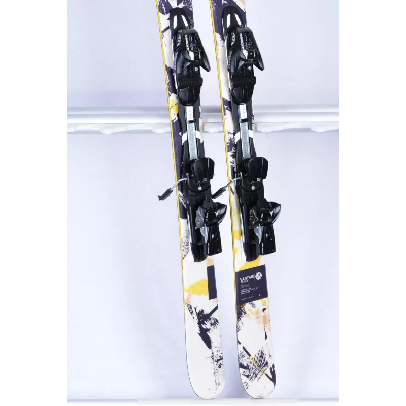 Skis ATOMIC VANTAGE RIVAL 83, Yellow/white, Dual Sidecut, All Mountain Rocker, TWINTIP + Atomic XTO 10 4 Skis ATOMIC VANTAGE RIVAL 83, Yellow/white, Dual Sidecut, All Mountain Rocker, TWINTIP + Atomic XTO 10 – Image 2