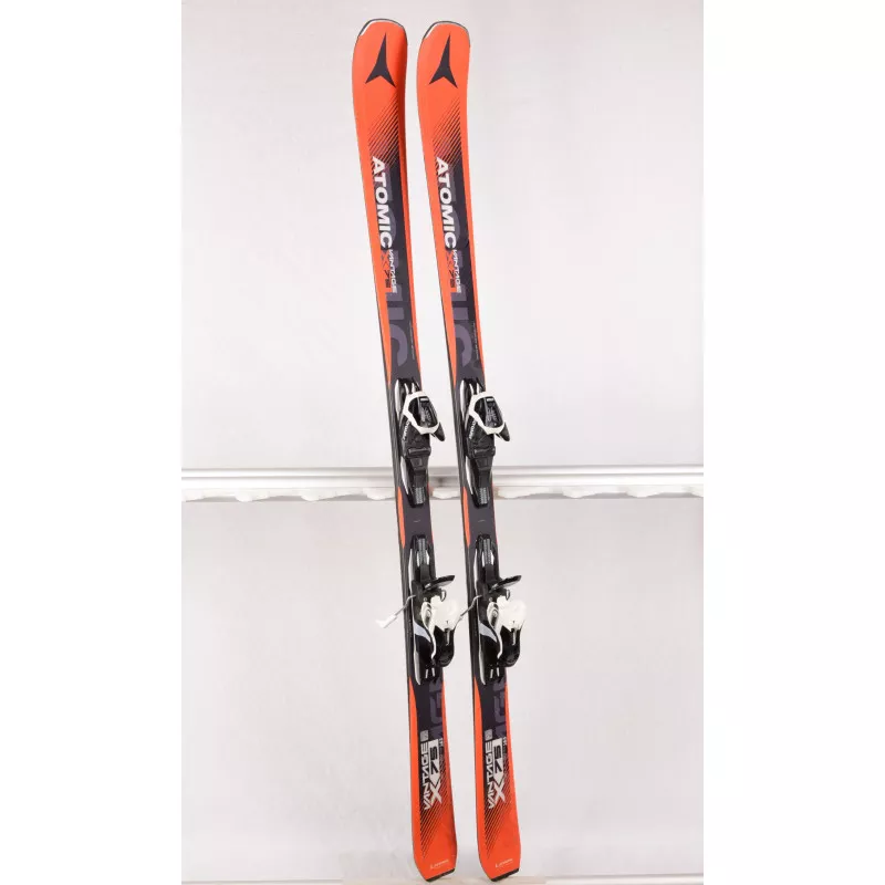 Skis ATOMIC VANTAGE X 75 Light Woodcore, AM Rocker, Orange + Atomic L 10 Lithium – Image 2