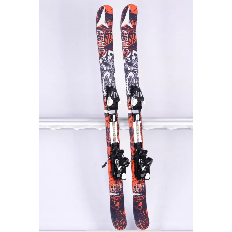 Skis Enfant/junior ATOMIC PUNX BIKE, Freestyle, Woodcore, Black/red, TWINTIP + Atomic Ezytrak 5 ( Utilisé UNE FOIS ) 5 Skis Enfant/junior ATOMIC PUNX BIKE, Freestyle, Woodcore, Black/red, TWINTIP + Atomic Ezytrak 5 ( Utilisé UNE FOIS ) – Image 3