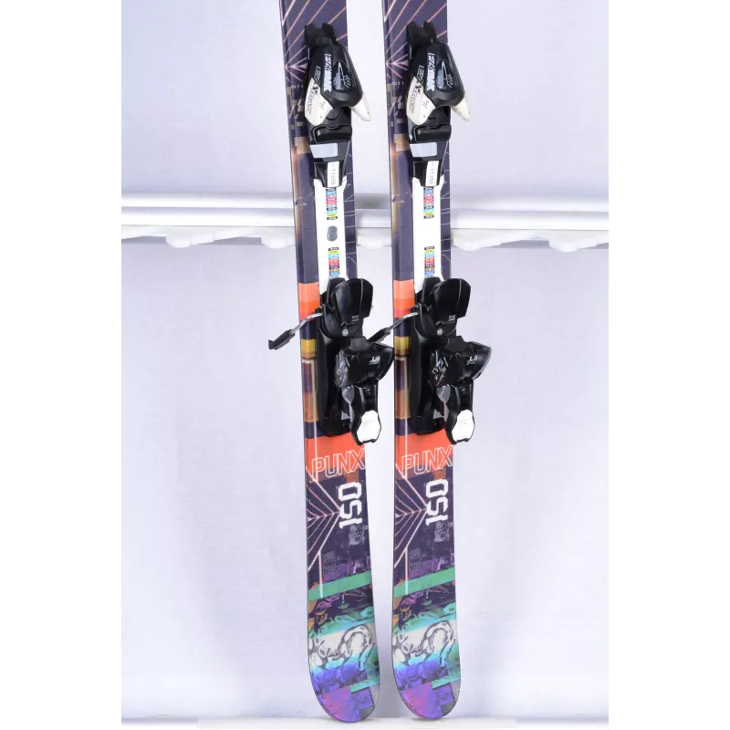 Skis Enfant/junior ATOMIC PUNX, FREESTYLE, Handmade, Junior Eagle, TWINTIP + Atomic Ezytrak 7 5 Skis Enfant/junior ATOMIC PUNX, FREESTYLE, Handmade, Junior Eagle, TWINTIP + Atomic Ezytrak 7 – Image 3