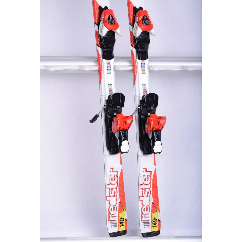 Skis Enfant/junior ATOMIC REDSTER, WHITE, Piste Rocker, Handmade + Atomic XTE 7 Red/white 5 Skis Enfant/junior ATOMIC REDSTER, WHITE, Piste Rocker, Handmade + Atomic XTE 7 Red/white – Image 3