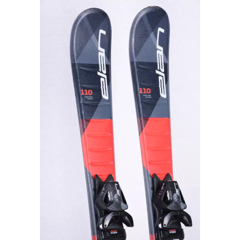 Skis Enfant/junior ELAN MAXX 2021, Black/red QS + Elan EL 4.5 3 Skis Enfant/junior ELAN MAXX 2021, Black/red QS + Elan EL 4.5
