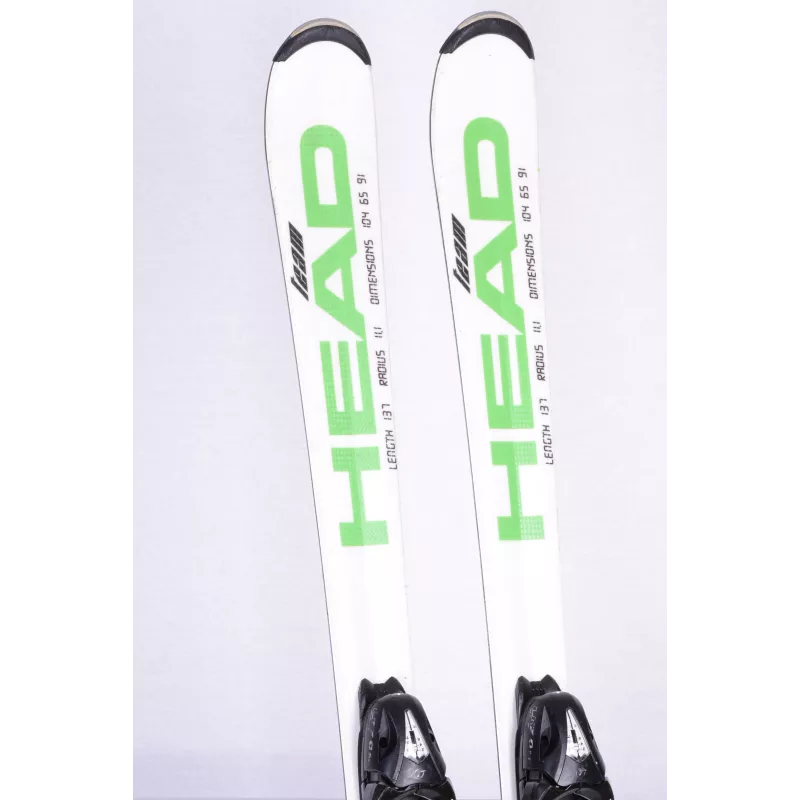 Skis Enfant/junior HEAD SUPERSHAPE TEAM, Green + Tyrolia LR 7.0 AC 3 Skis Enfant/junior HEAD SUPERSHAPE TEAM, Green + Tyrolia LR 7.0 AC