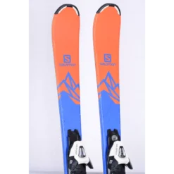 Skis Enfant/junior SALOMON QST MAX JR 2019, Blue/orange + Salomon 5