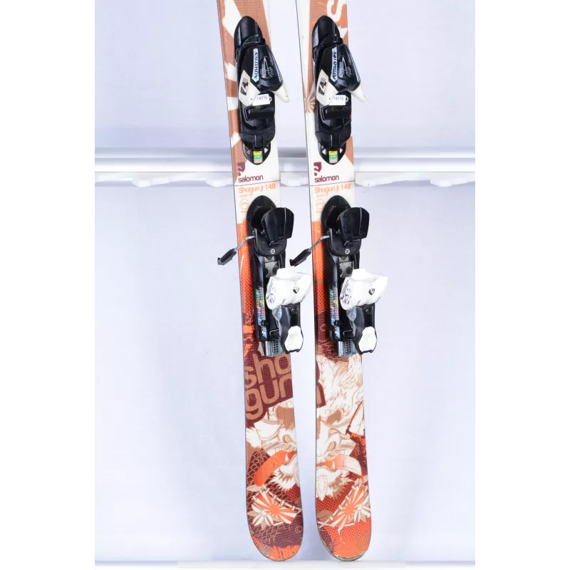 Skis Enfant/junior SALOMON SHOGUN JR, Full WOODCORE, Bamboo Layer, FREESTYLE, TWINTIP + Salomon L7 4 Skis Enfant/junior SALOMON SHOGUN JR, Full WOODCORE, Bamboo Layer, FREESTYLE, TWINTIP + Salomon L7 – Image 2