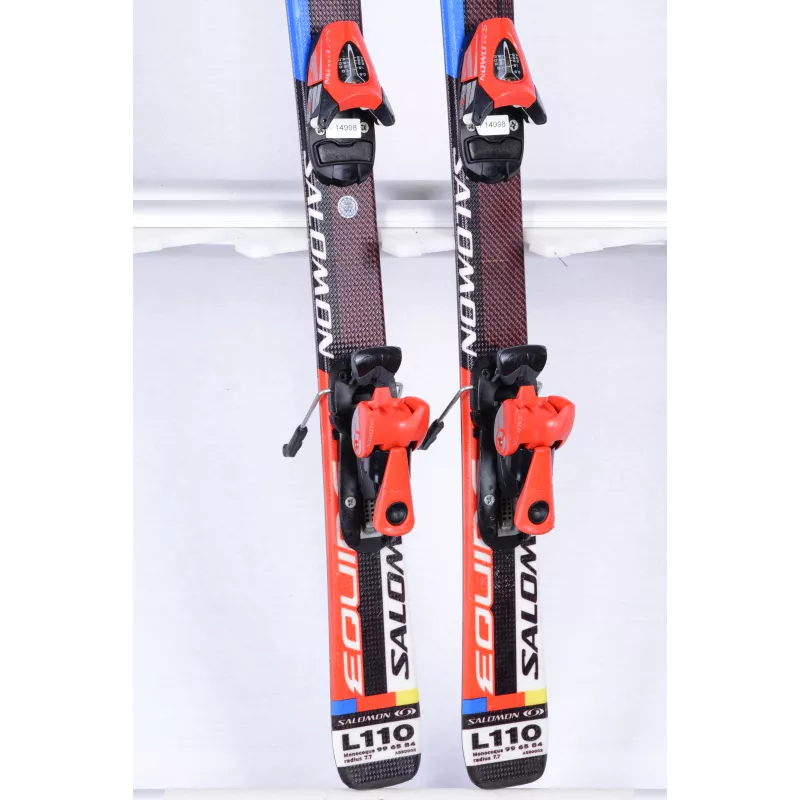 Skis Enfant SALOMON EQUIPE.t + Salomon TZ 5 4 Skis Enfant SALOMON EQUIPE.t + Salomon TZ 5 – Image 2