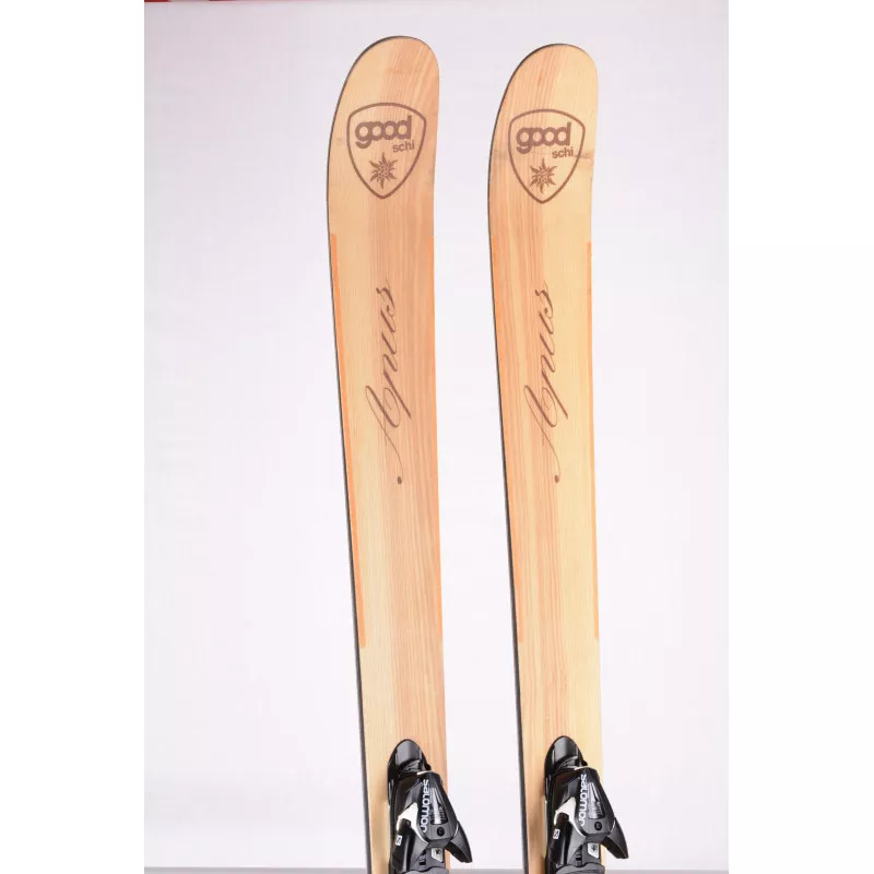 Skis Freeride GOOD SCHI APUS, HANDMADE LIMITED, KEVLAR, CARBON + Salomon Z12 ( Comme NEUFS ) 3 Skis Freeride GOOD SCHI APUS, HANDMADE LIMITED, KEVLAR, CARBON + Salomon Z12 ( Comme NEUFS )