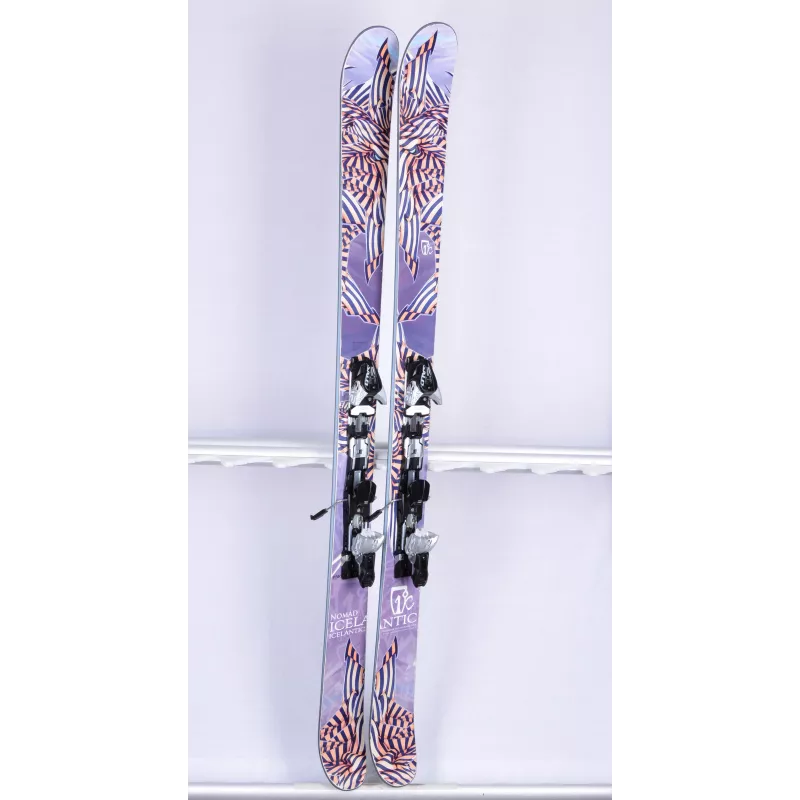 Skis Freeride ICELANTIC NOMAD 105, Partial TWINTIP + Salomon Z12 ( En PARFAIT état ) 4 Skis Freeride ICELANTIC NOMAD 105, Partial TWINTIP + Salomon Z12 ( En PARFAIT état ) – Image 2
