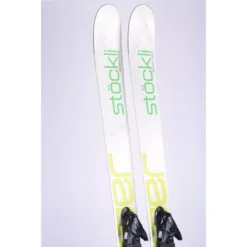 Skis Freeride STOCKLI STORMRIDER 97 SILV/GR, Titan, Woodcore, SWISS Made + Atomic FFG 12 ( En PARFAIT état )