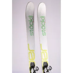 Skis Freeride STOCKLI STORMRIDER 97 SILV/GR, Titan, Woodcore, SWISS Made + Salomon Warden 13 ( En PARFAIT état )