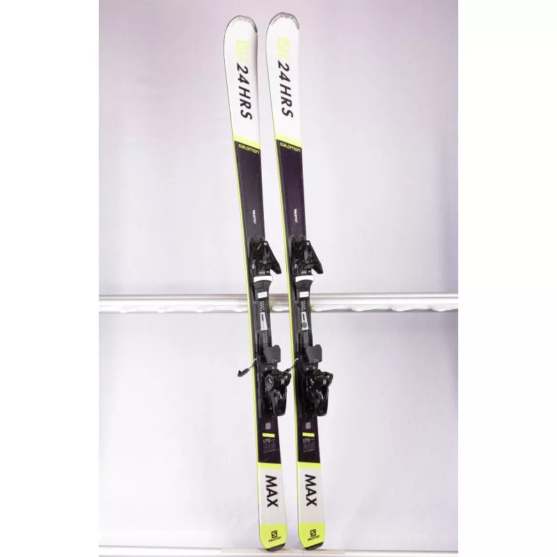 Skis SALOMON 24hrs MAX 2020, Woodcore, Grip Walk, Titan + Salomon Z12 ( En PARFAIT état ) 4 Skis SALOMON 24hrs MAX 2020, Woodcore, Grip Walk, Titan + Salomon Z12 ( En PARFAIT état ) – Image 2