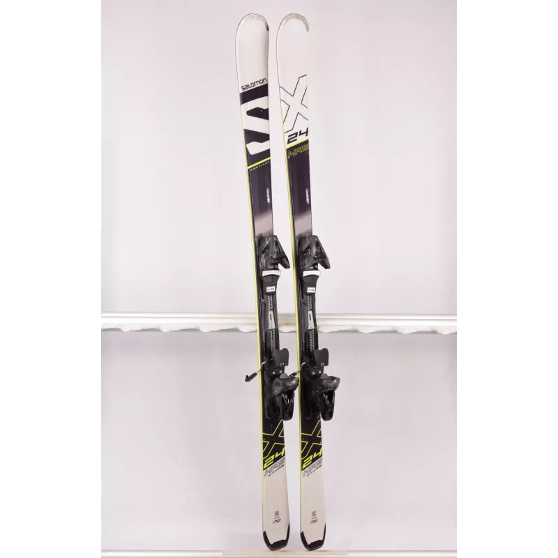 Skis SALOMON 24hrs MAX Ti2 2019 Power Frame, Woodcore, Titan, Grip Walk + Salomon Z12 ( En PARFAIT état ) 4 Skis SALOMON 24hrs MAX Ti2 2019 Power Frame, Woodcore, Titan, Grip Walk + Salomon Z12 ( En PARFAIT état ) – Image 2