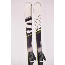 Skis SALOMON 24hrs MAX Ti2 2019 Power Frame, Woodcore, Titan, Grip Walk + Salomon Z12 ( En PARFAIT état )