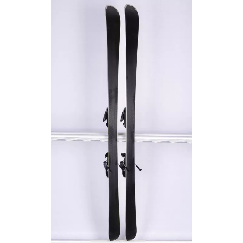 Skis SALOMON S/MAX 6 R 2019 YELLOW, Fiberglass Layer, Woodcore, Powerframe Fiber + Salomon Mercury 11 6 Skis SALOMON S/MAX 6 R 2019 YELLOW, Fiberglass Layer, Woodcore, Powerframe Fiber + Salomon Mercury 11 – Image 4