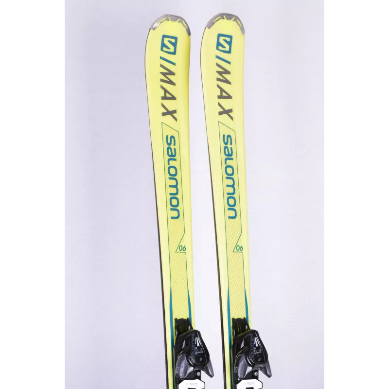 Skis SALOMON S/MAX 6 R 2019 YELLOW, Fiberglass Layer, Woodcore, Powerframe Fiber + Salomon Mercury 11 3 Skis SALOMON S/MAX 6 R 2019 YELLOW, Fiberglass Layer, Woodcore, Powerframe Fiber + Salomon Mercury 11