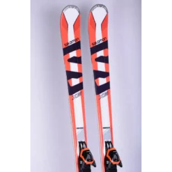 Skis SALOMON X-MAX X6, POWER Frame, Woodcore, Orange + Salomon L 10 Lithium ( En PARFAIT état )