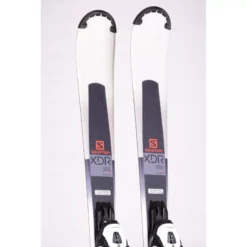 Skis SALOMON XDR FOCUS 2019 BLACK/white, All Mountain + Salomon L 10 Lithium ( En PARFAIT état )