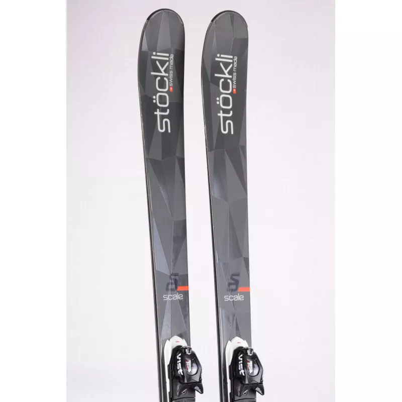 Skis STOCKLI DELTA SCALE 2019 TITAN, WOODCORE, SWISS Made + VIST 412 ( Comme NEUFS ) 3 Skis STOCKLI DELTA SCALE 2019 TITAN, WOODCORE, SWISS Made + VIST 412 ( Comme NEUFS )